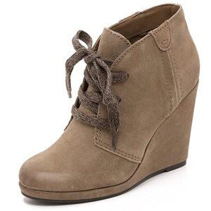 Dolce Vita Gael Lace Up Wedge Booties